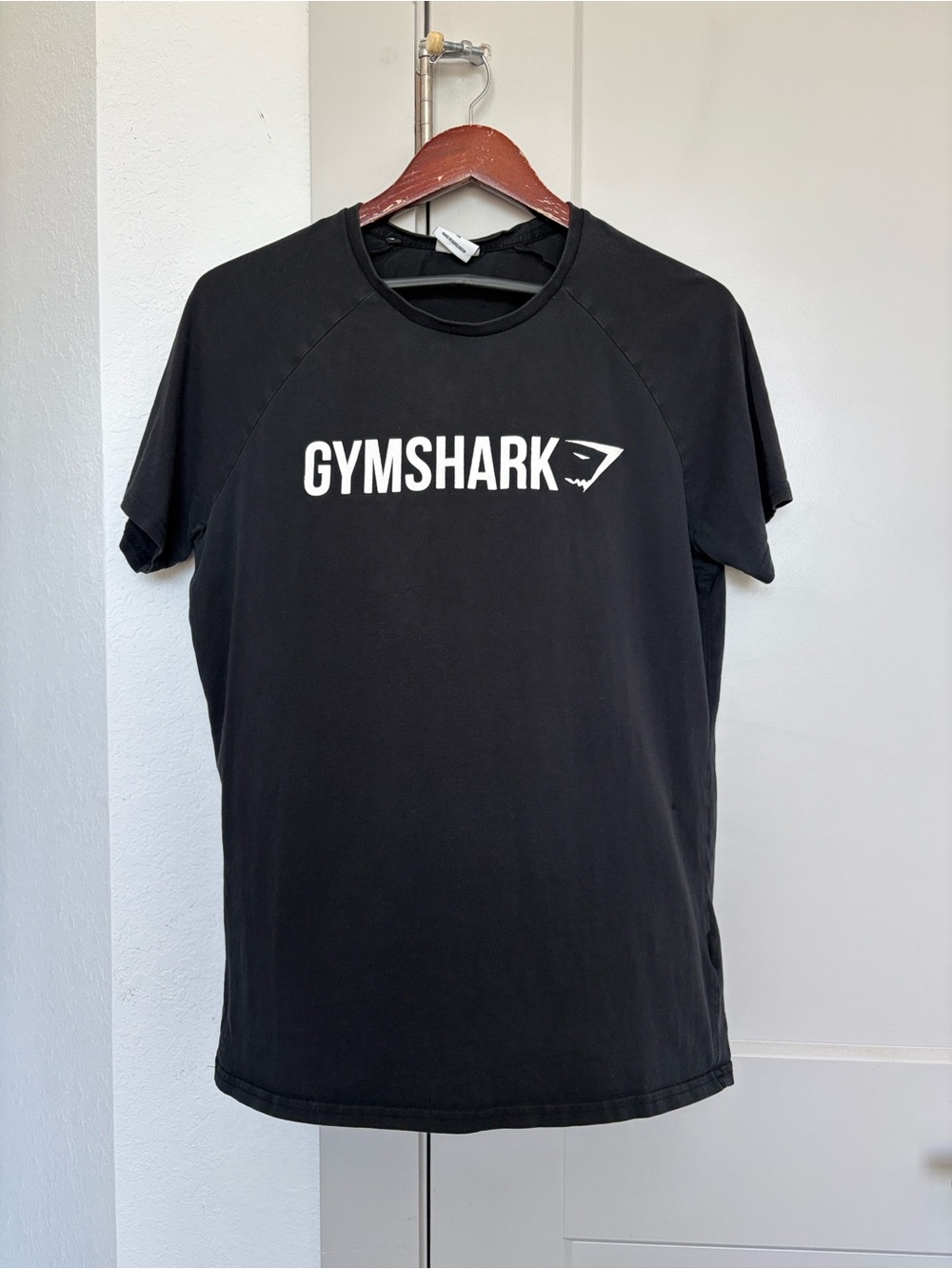 GYMSHARK APOLLO T-SHIRT BLACK MEN’S MEDIUM